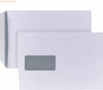 Posthorn Versandtaschen 05450321 B5 haftklebend mit Fenster wei&szlig; 500 S