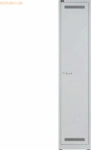 Bisley Light Garderobenschrank 1 Abteil Breite 400mm lichtgrau