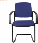 Topstar Besucherstuhl B to B 20 BB300A G26 mit Armlehnen blau