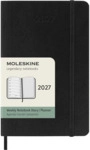 Moleskine Wochenkalender 12 Monate Pocket A6 1 Woche/Seiten horizontal
