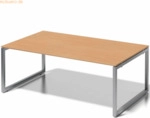 Bisley Chefarbeitsplatz/Konferenztisch Cito BxTxH 200x120x74cm buche/s