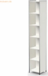 Kerkmann Grundregal Artline schmal 6 OH BxTxH 41x38x220cm wei&szlig;