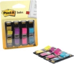 Post-it Index Haftstreifen Index Mini 4x35 Streifen Set mit lemon lila