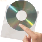 3L CD/DVD-Tasche mit Griffloch 127x127mm selbstklebend transparent VE=