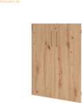 mcbuero.de T&uuml;r FlexWall 80cm 3OH asteiche 2 St&uuml;ck