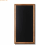 Showdown Kreidetafel Natura Holz 56x100cm hellbraun