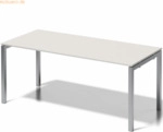Bisley Schreibtisch Cito BxTxH 180x80x74cm grauwei&szlig; Gestell silber
