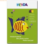 10 x Heyda Fotokarton A4 300g/qm 10 Blatt sortiert