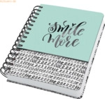 Sigel Spiral-Notizbuch Jolie Dot-Lineatur A5 Curly Mint 240 Seiten 120