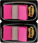 Post-it Haftstreifen Index Standard 25,4x43,2mm 50 Blatt pink VE=2 Spe