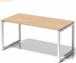 Bisley Schreibtisch Cito BxTxH 160x80x74cm ahorn Gestell verkehrswei&szlig;