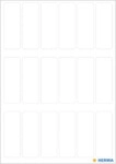 10 x HERMA Sticker HOME Etiketten weiss 12x34 108Et