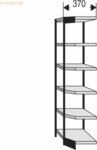 Kerkmann B&uuml;ro-Regal Progress 2000 Eckfeld HxBxT 2250x770x/505x400mm 6