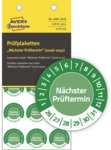Avery Zweckform Pr&uuml;fplaketten N&auml;chster Pr&uuml;ftermin 2026-2031 Vinyl 20mm