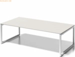 Bisley Chefarbeitsplatz/Konferenztisch Cito BxTxH 240x120x74cm grauwei
