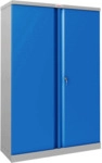 Phoenix Stahlschrank SCL1491GBK 2 T&uuml;ren 3 B&ouml;den grau/blau Schl&uuml;ssel