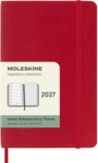 Moleskine Wochenkalender 12 Monate Pocket A6 1 Woche/Seiten horizontal