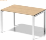 Bisley Schreibtisch Cito BxTxH 120x80x65-85cm ahorn Gestell verkehrswe