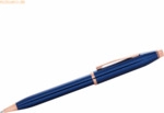 Cross Drehkugelschreiber Century II Transluzent Blau Rosegold Beschl&auml;g