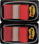 Post-it Haftstreifen Index Standard 25,4x43,2mm 50 Blatt rot VE=2 Spen