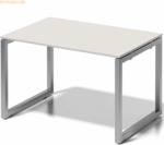 Bisley Schreibtisch CitoBxTxH 120x80x74cm grauwei&szlig; Gestell silber