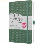 2 x Sigel Notizbuch Jolie Hardcover ca. A5 natural green 174 Seiten li