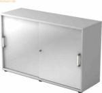 mcbuero.de Schiebet&uuml;rschrank Derie 9 2 OH BxTxH 120x40x74,8cm Griff CE
