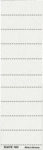 Leitz Beschriftungsschilder f&uuml;r Vollsichtreiter 60x21mm wei&szlig; VE=100 St