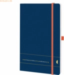 Chronoplan Buchkalender Origins A5 1 Woche/2 Seiten Ocean Blue Element