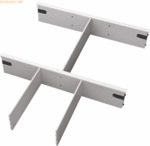 mcbuero.de Trennstege f&uuml;r Schubladen Rollcontainer Solid VE=2x5-teilig