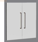 Kerkmann Vorbaut&uuml;ren Aveto 2OH Set Breite 760mm lichtgrau