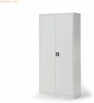 Soennecken Fl&uuml;gelt&uuml;renschrank 195x92x60cm lichtgrau T&uuml;ren lichtgrau