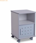 Rocada Ablagewagen RD 4030/1 47x70x48cm 2 F&auml;cher grau