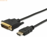 Digital data communication equip HDMI zu DVI Adapterkabel 10m schwarz