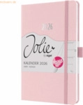 Sigel Wochenkalender Jolie ca. A5 Hardcover soft pink 2026