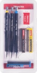 Aristo Feinminenstift Geo-Pen Set 0,35/0,5/0,7mm schwarz 3 St&uuml;ck