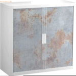 easyOffice Rollladenschrank easyoffice BxTxH 86x37,5x104cm braun II