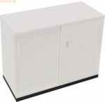 Soennecken Schiebet&uuml;renschrank 2OH B1000xT442xH781mm anthrazit/Diamant
