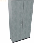 Soennecken Fl&uuml;gelt&uuml;renschrank 5OH B1000xT442xH1869 anthrazit/Beton
