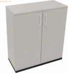 Soennecken Fl&uuml;gelt&uuml;renschrank 3OH B1000xT442xH1133 anthrazit/Lichtgrau