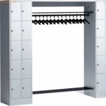 CP Garderobe 8073000S10003 Schlie&szlig;f&auml;cher 15 Personen lichtgrau/lichtgr