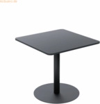 Paperflow Bistrotisch Mezzo TRMC80X80.01.01 80x80cm schwarz/schwarz