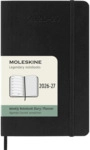 Moleskine Wochenkalender 18 Monate Pocket A6 1 Woche/Seiten horizontal