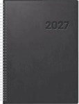 Rido Buchkalender Conform 21x29,1cm 1 Tag/Seite Kunststoff schwarz 202
