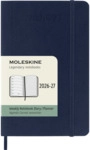 Moleskine Wochenkalender 18 Monate Pocket A6 1 Woche/Seiten horizontal