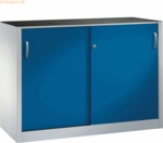 CP Werkzeugschrank 214609S10046 Schiebet&uuml;r 1000x1600x400mm lichtgrau/e