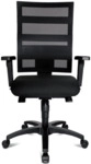 Topstar Drehstuhl X-Pander Plus - schwarz mit Armlehnen.