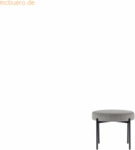Paperflow Hocker GAIA GBRV.01.02 rund Samt schwarz/grau