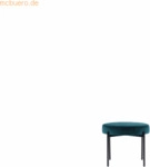 Paperflow Hocker GAIA GBRV.01.08 rund Samt schwarz/gr&uuml;n