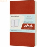 Moleskine Notizheft Volant Pocket A6 liniert Softcover VE=2 St&uuml;ck kora